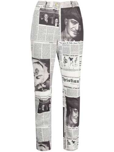 Christian Dior Pre-Owned 2000 Newspaper-print sli… - image 1