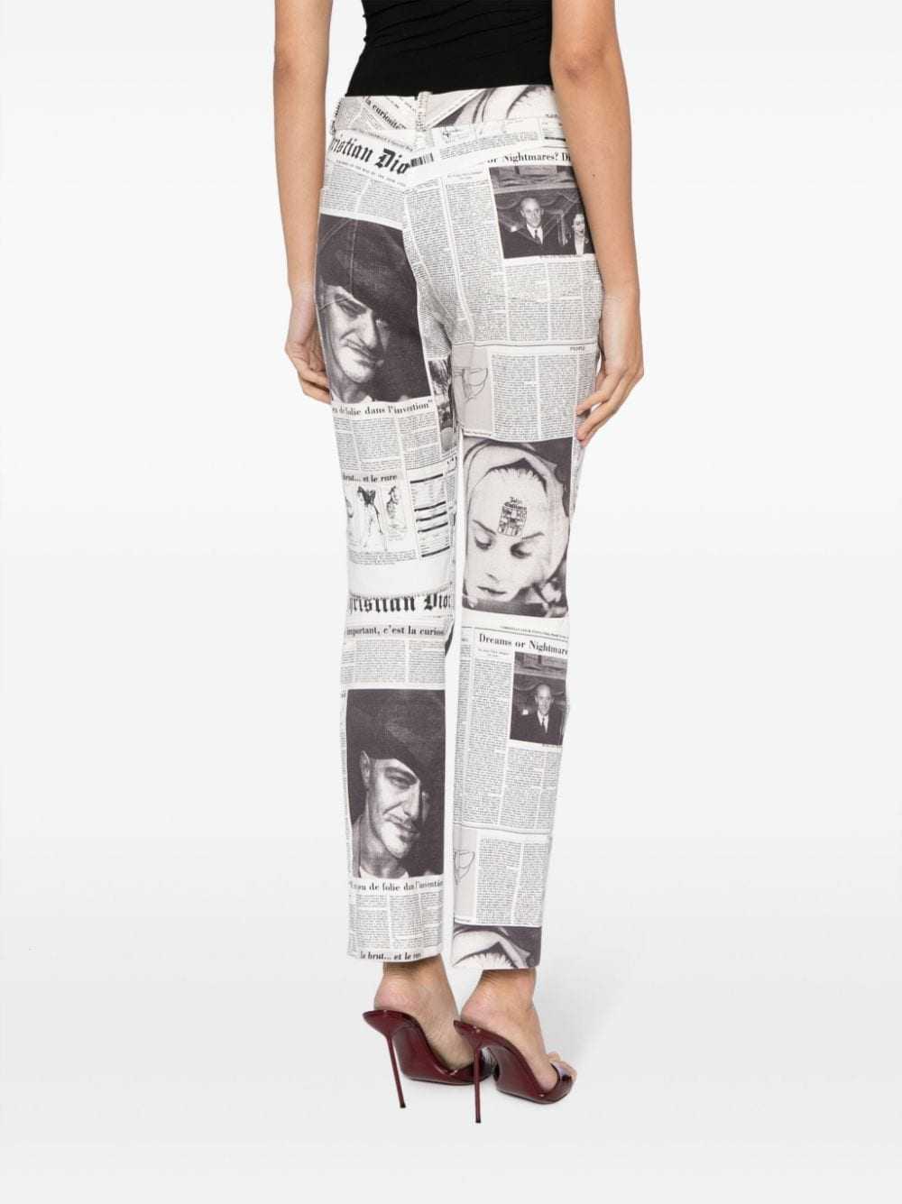 Christian Dior Pre-Owned 2000 Newspaper-print sli… - image 4