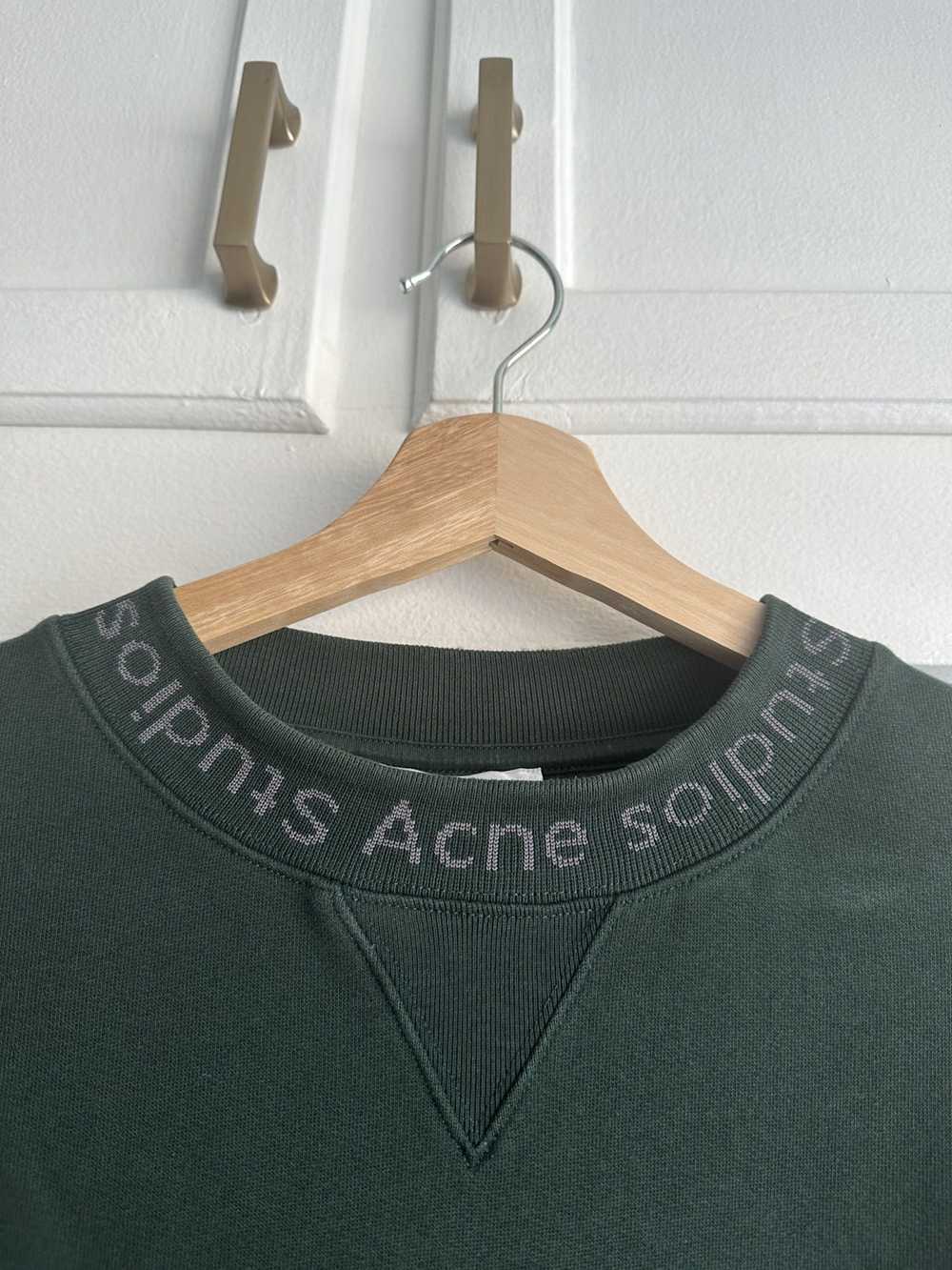 Acne Studios ACNE STUDIO FOREST GREEN SWEATSHIRT - image 2