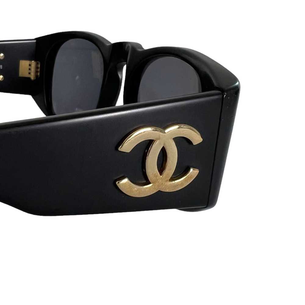 Chanel Chanel CC Logo Matte Frame Sunglasses - image 5