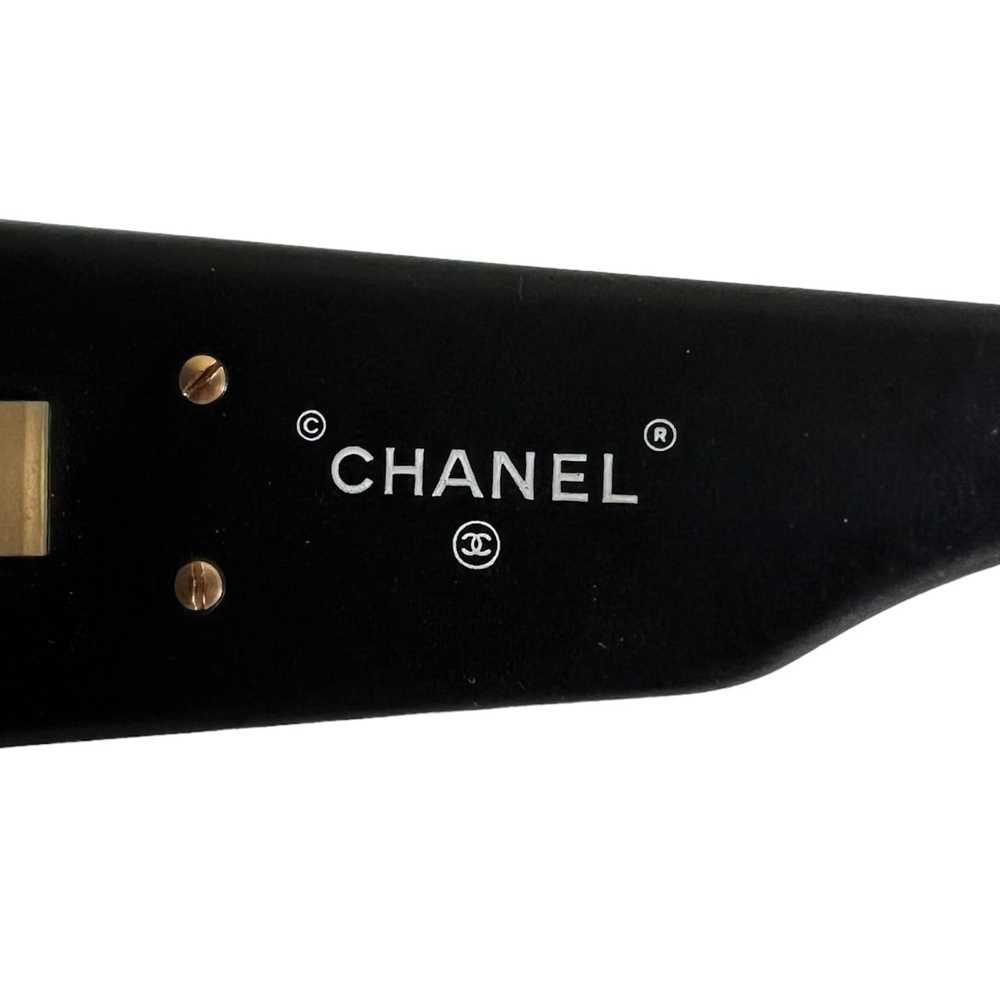 Chanel Chanel CC Logo Matte Frame Sunglasses - image 6