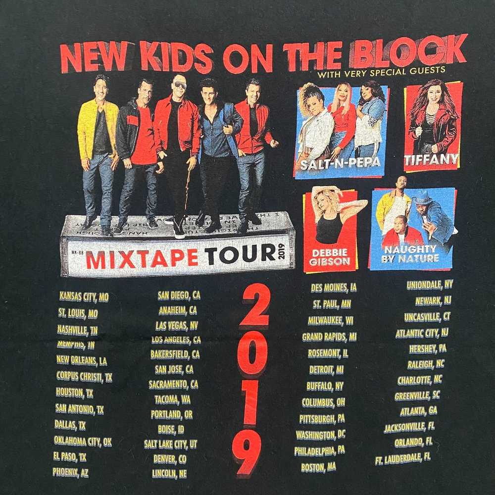 Band Tees × New Kids On The Block × Tour Tee New … - image 7