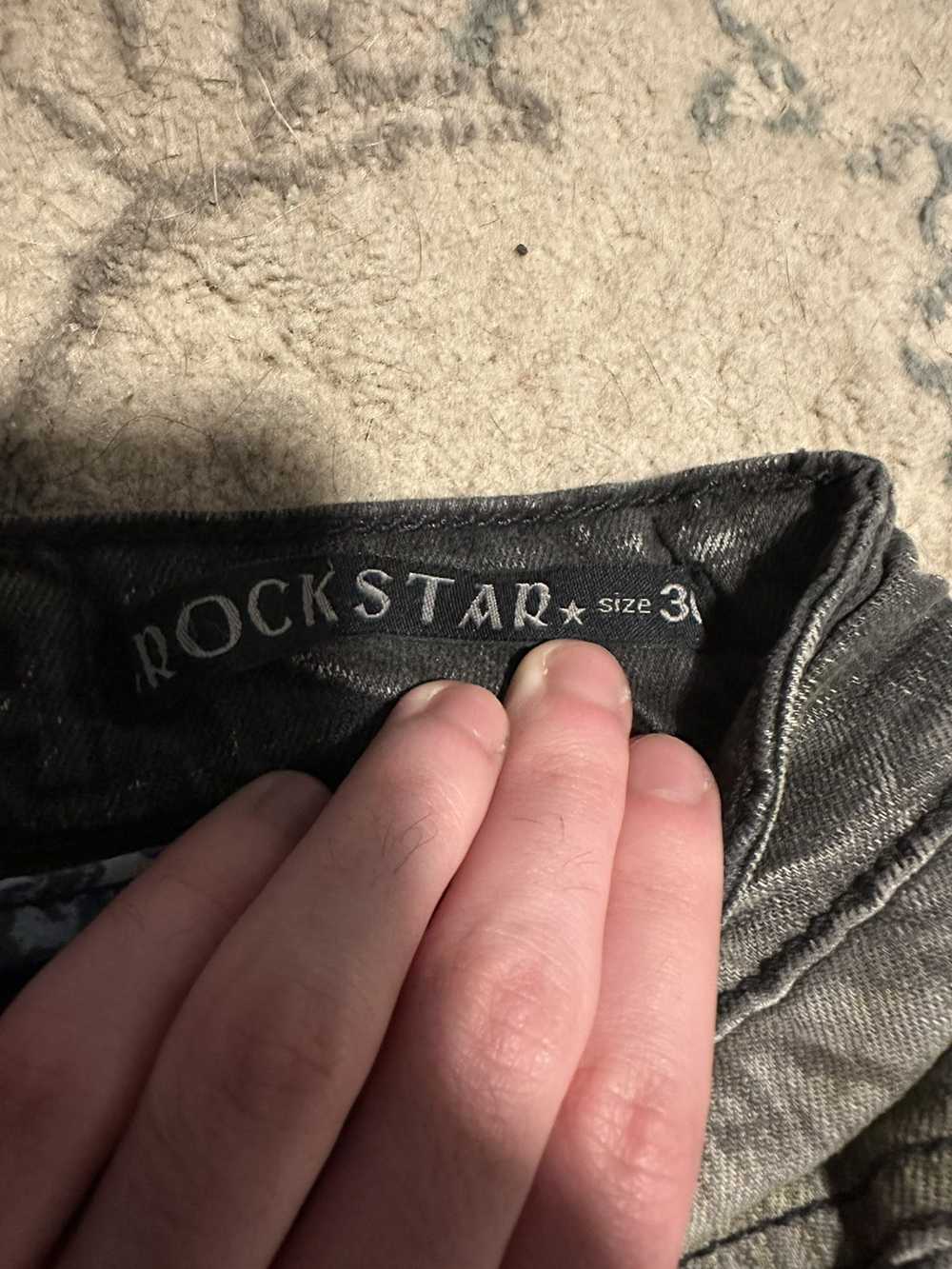 Rockstar Grey Rockstar Biker Jeans - image 4