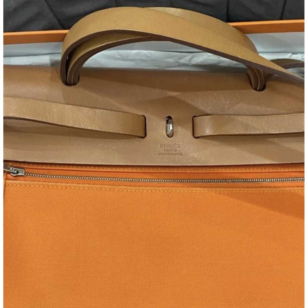 Hermès Herbag cloth handbag - image 2