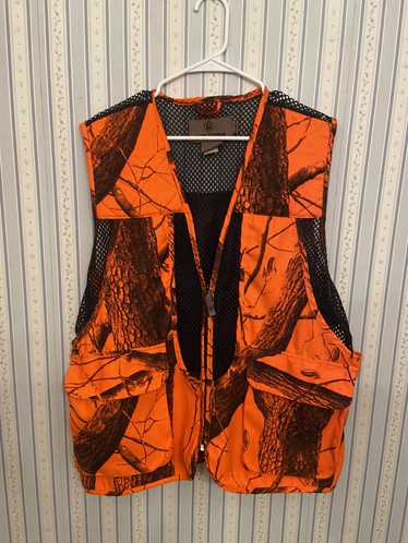 Streetwear Game Winner Orange Camo Fishing Vest