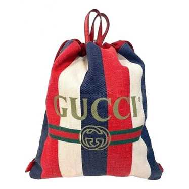 Gucci Logo Monogrammed MLB Backpack Brown ref.919572 - Joli Closet