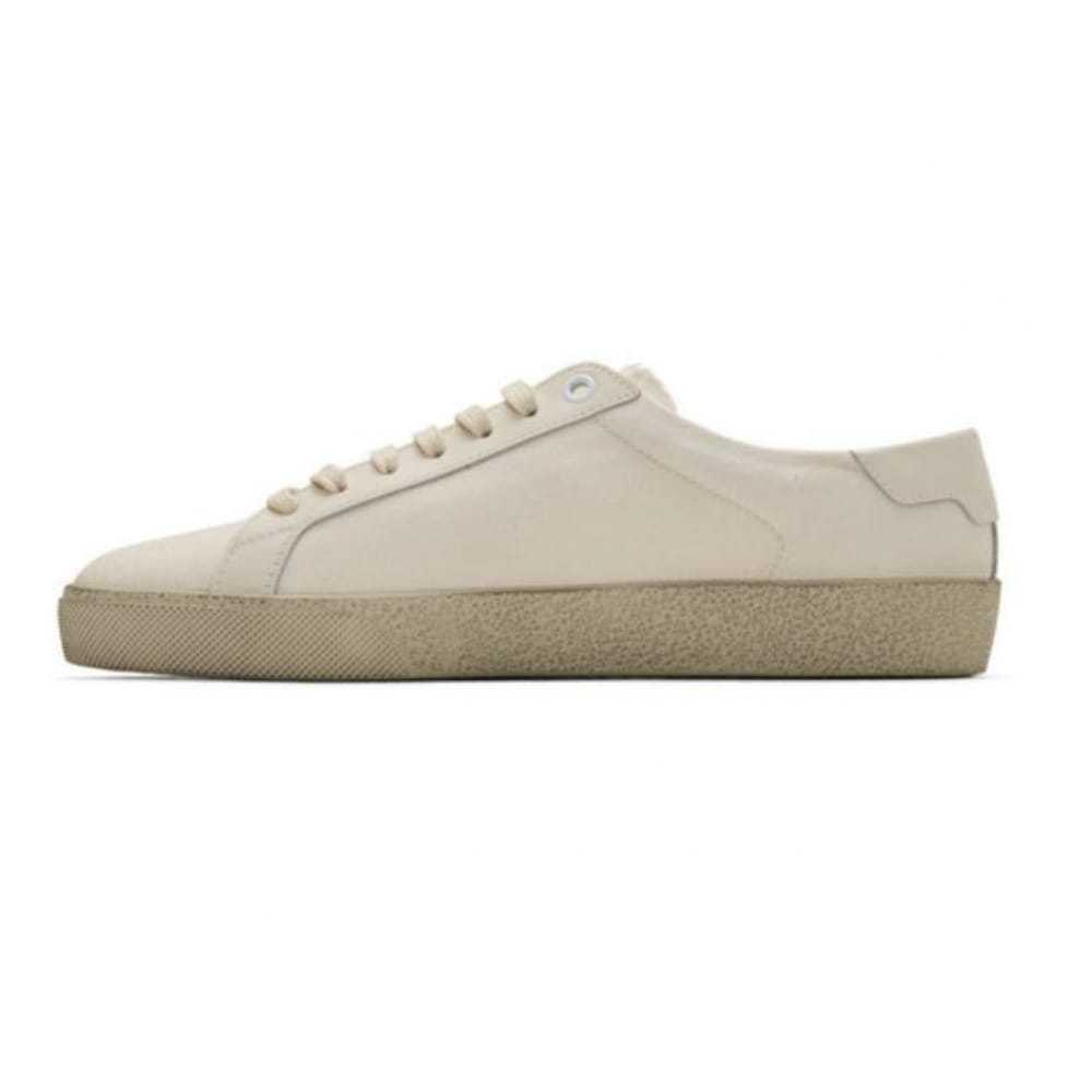 Saint Laurent Court leather trainers - image 2