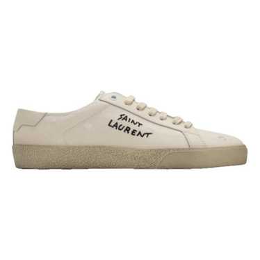 Saint Laurent Court leather trainers - image 1