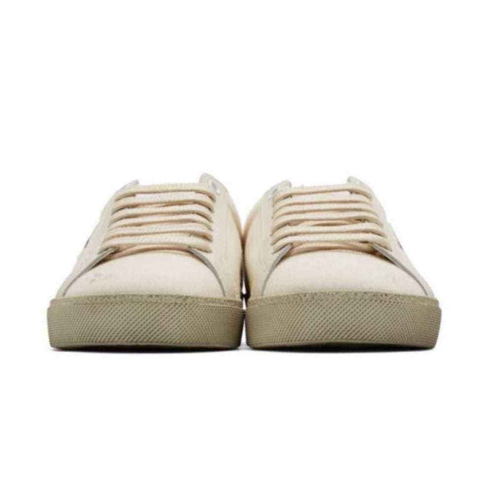 Saint Laurent Court leather trainers - image 4