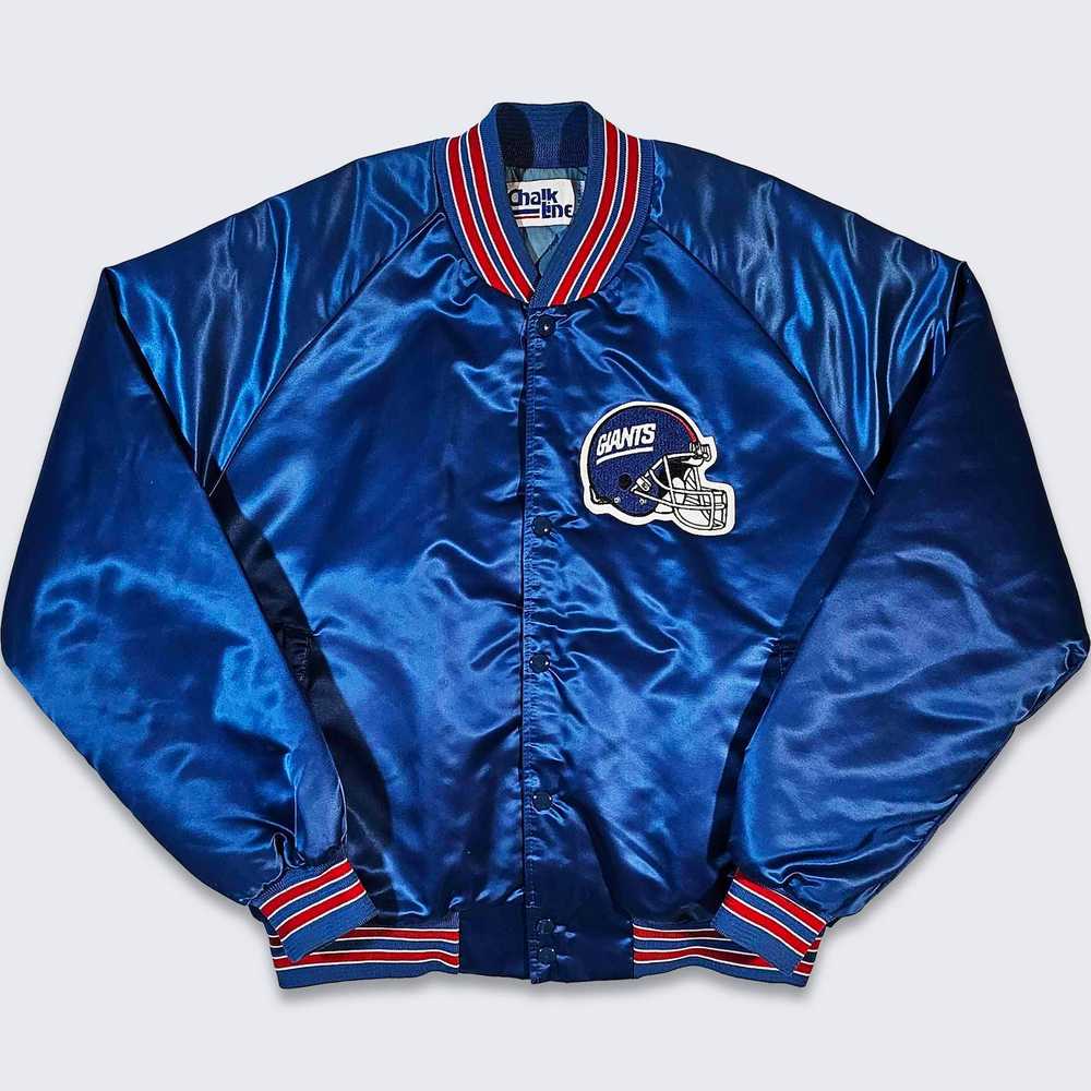 Men´s Vintage 80´s Chalk Line USA Denver Broncos Blue Satin Bomber