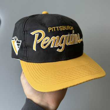Vintage Pittsburgh Penguins Hat 90s 1991 Stanley Cup Champions 