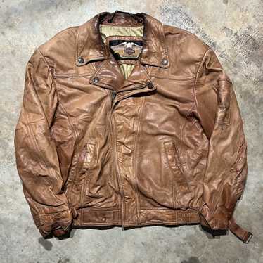 Vintage 80's Harley Davidson black fringed leather jacket shoulder ($55)  ❤ liked on …