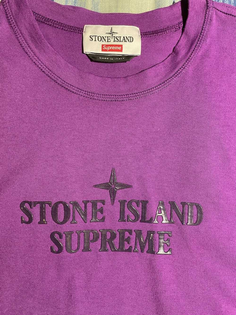 Supreme x Stone Island Hooded Sweatshirt Red - Novelship