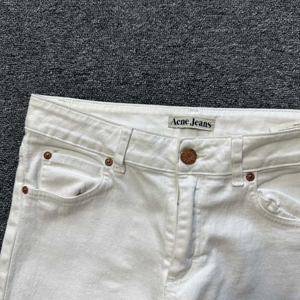 Acne Studios × Streetwear Acne Jeans Hex White De… - image 5