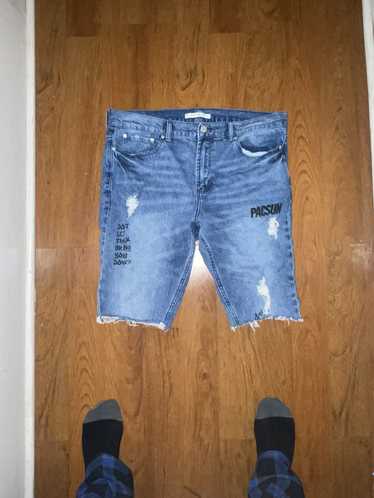 Avant Garde × Streetwear Custom Pacsun Jean Shorts