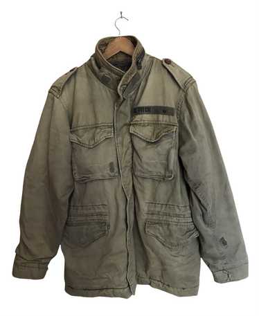 Vintage 90's Lawman Green Fleece Collar Lined Military Jacket – CobbleStore  Vintage