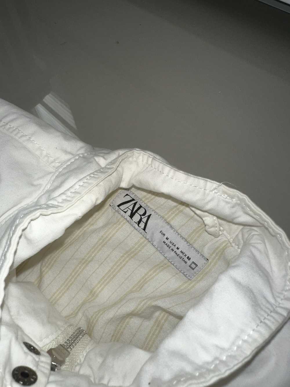 Zara Medium Zara Bomber Jacket White / Cream - image 6