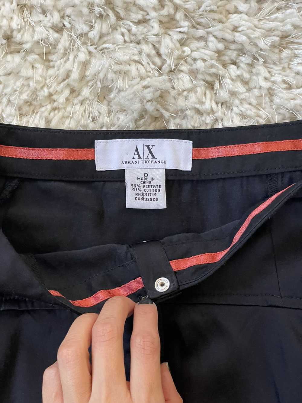 Armani Exchange Armani Exchange Black Midi Skirt - image 3