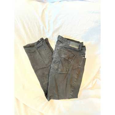 Buy the RSQ Jeans Women Black Distress Slim Jeans Sz 31 x 30 Nwt