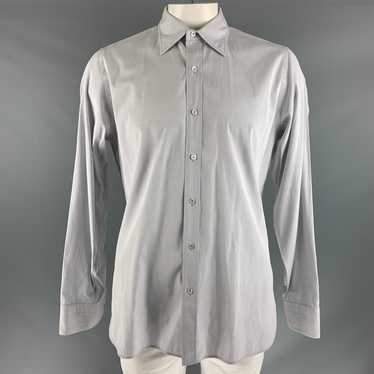 Tom Ford Grey Cotton Long Sleeve Shirt