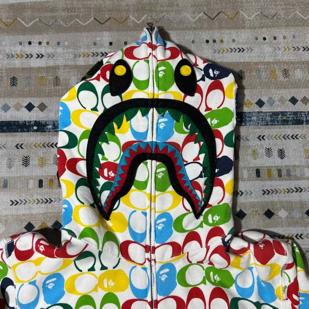 Bape × Coach BAPE x COACH SHARK FULL ZIP HOODIE - image 2