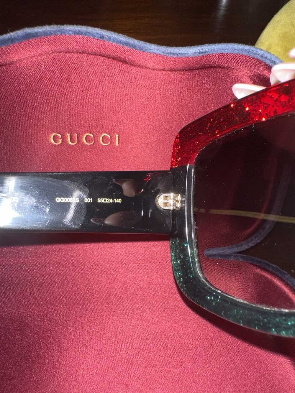 Gucci Web Accent Oversize Sunglasses - image 5