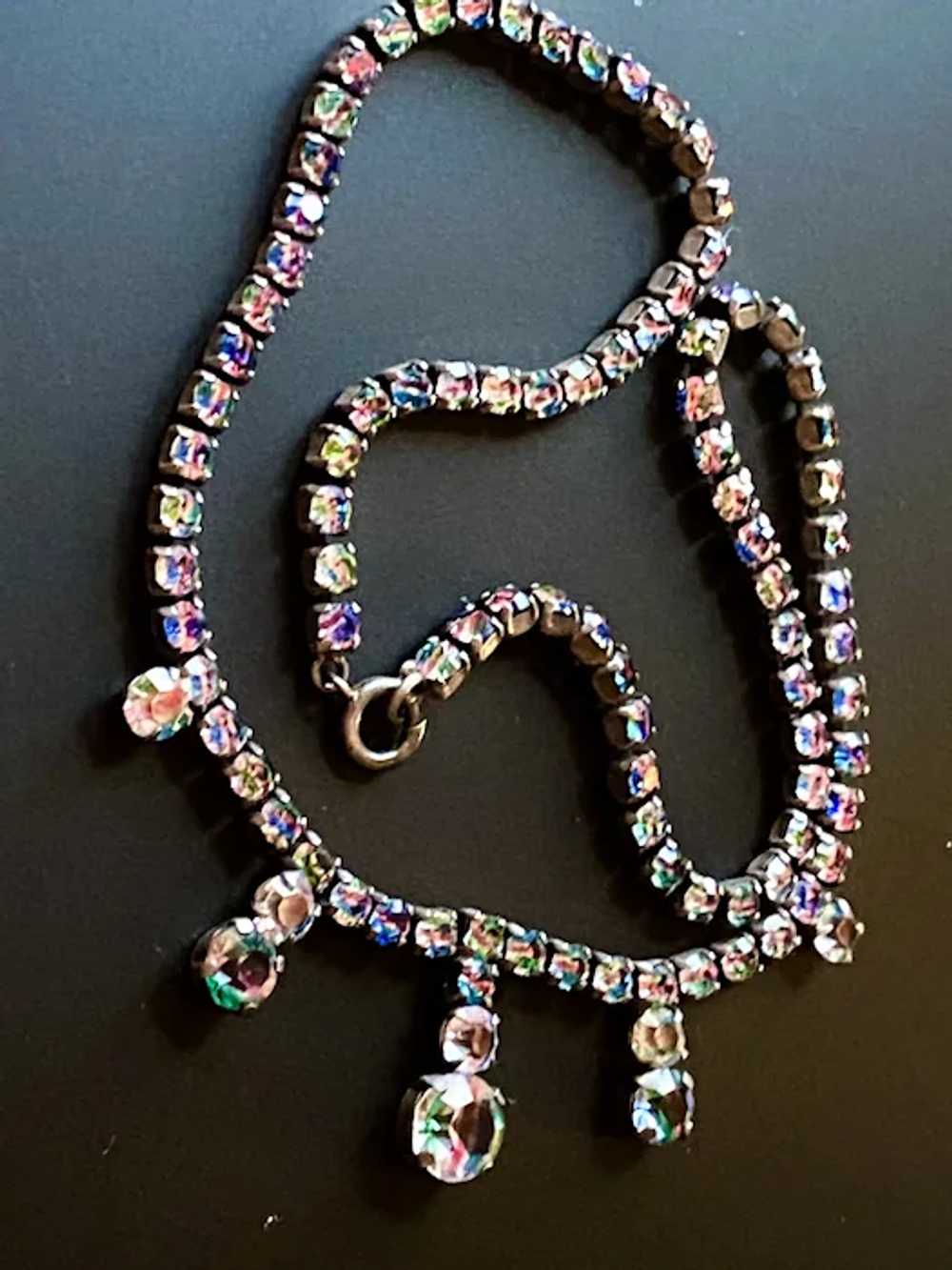 Iris Rainbow Glass Necklace - image 11