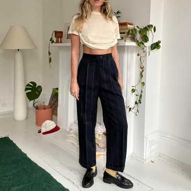 80’s French Made Wide Leg Trousers - image 1