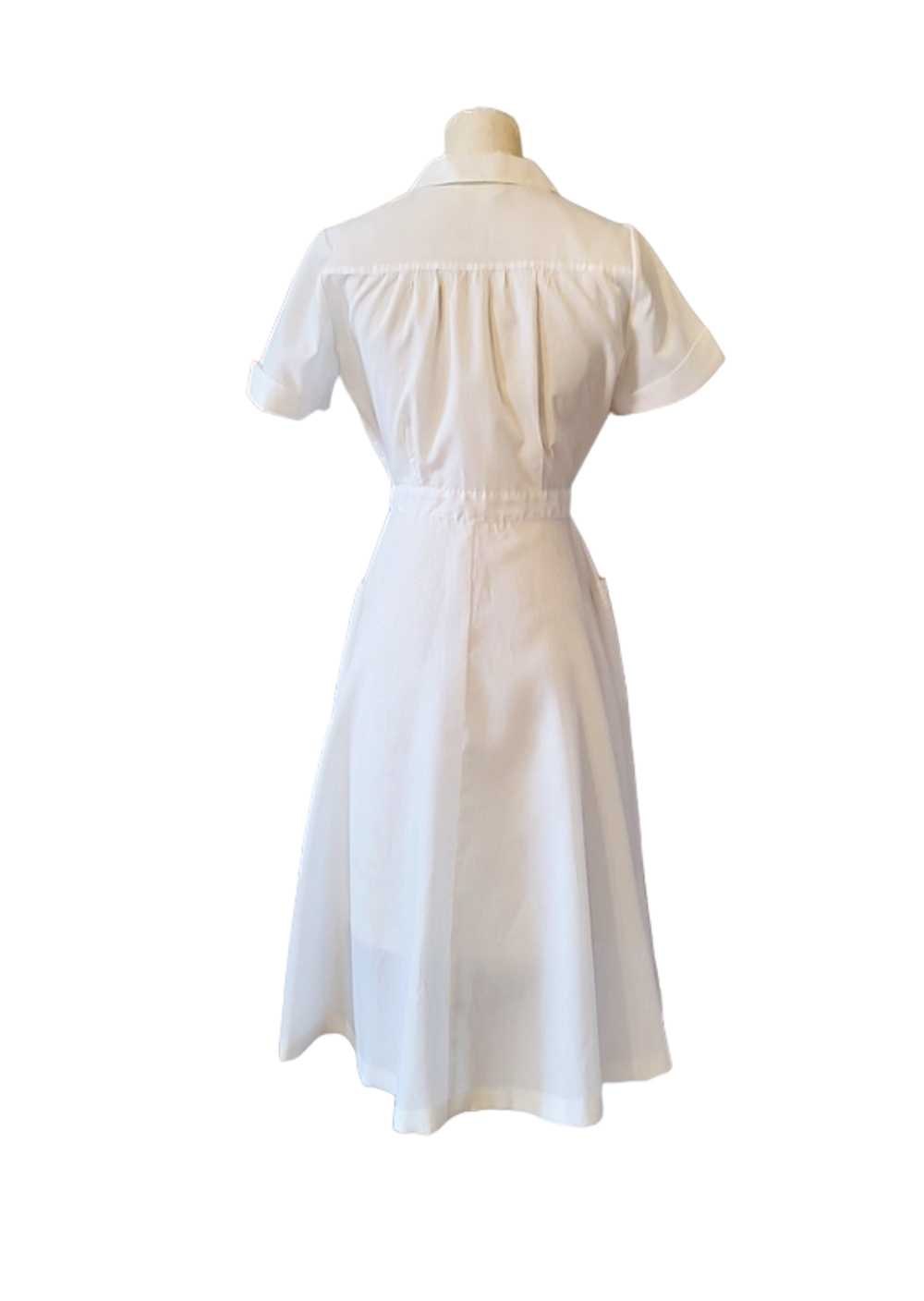 Vintage 1950s Unworn White Nurses Waitress Unifor… - image 3