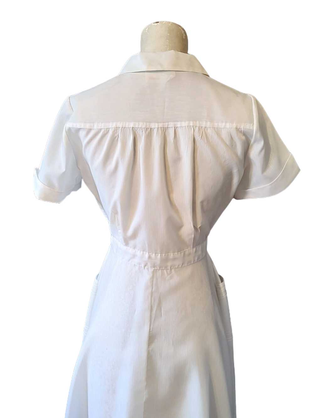 Vintage 1950s Unworn White Nurses Waitress Unifor… - image 6