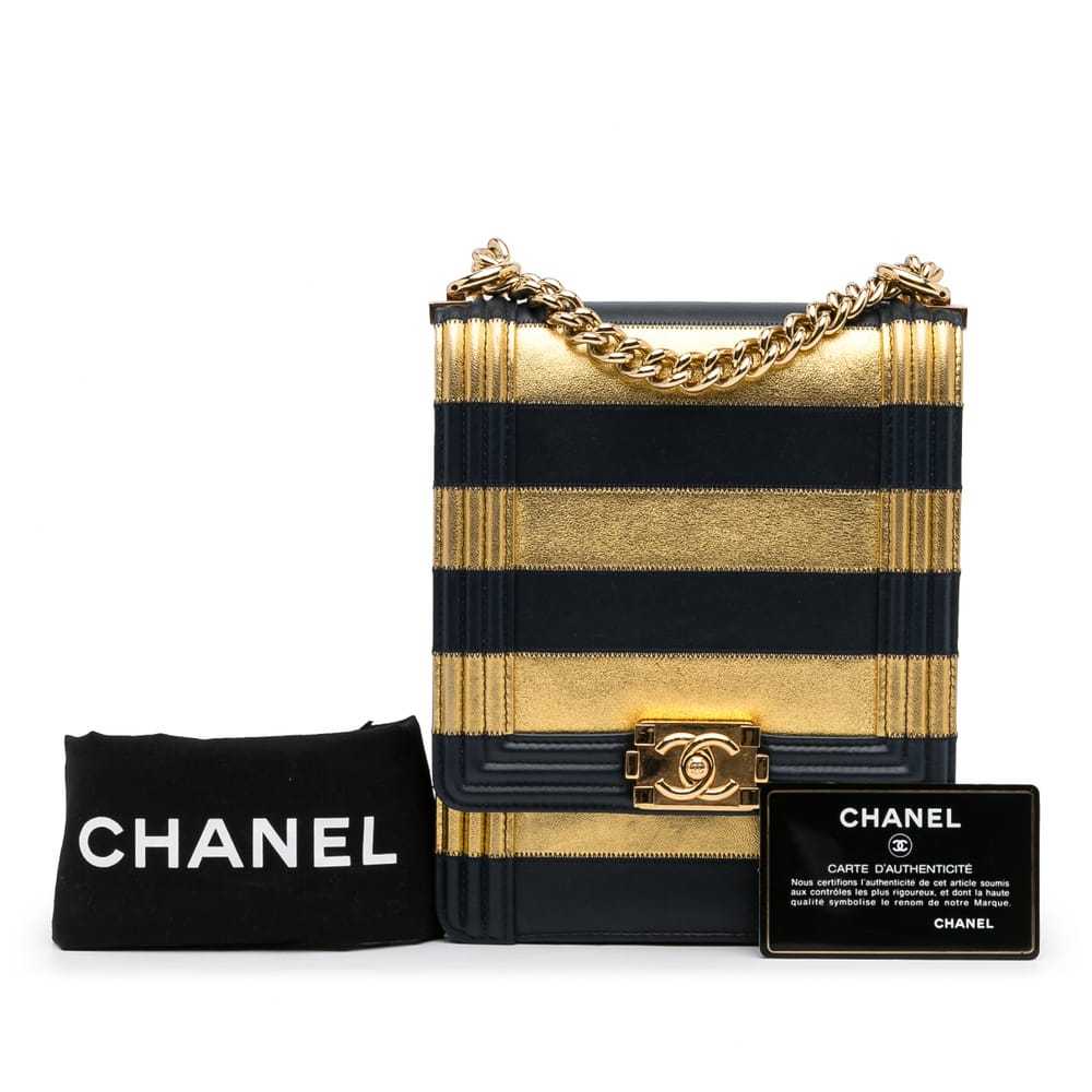 Chanel North South Boy leather handbag - image 9