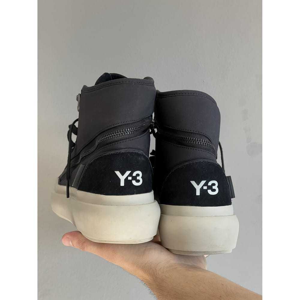 Y-3 by Yohji Yamamoto Leather high trainers - image 3