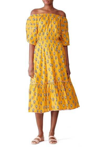 RHODE Yellow Frida Dress