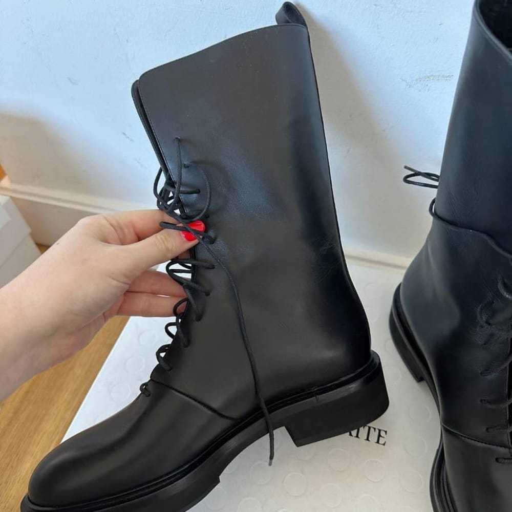 Khaite Leather western boots - image 10