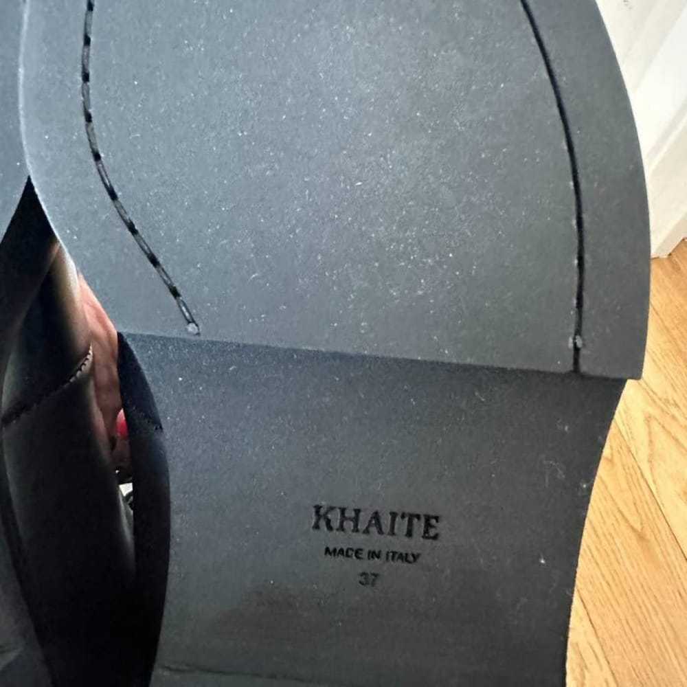 Khaite Leather western boots - image 3