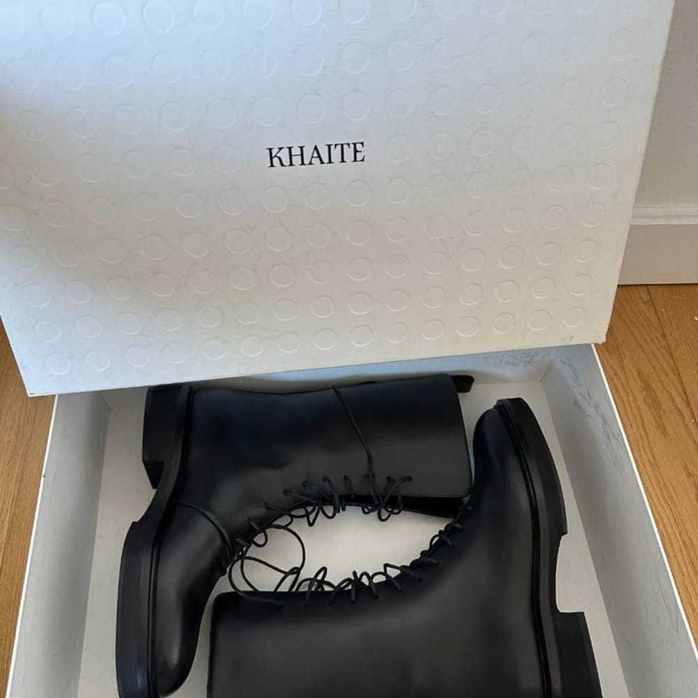 Khaite Leather western boots - image 8