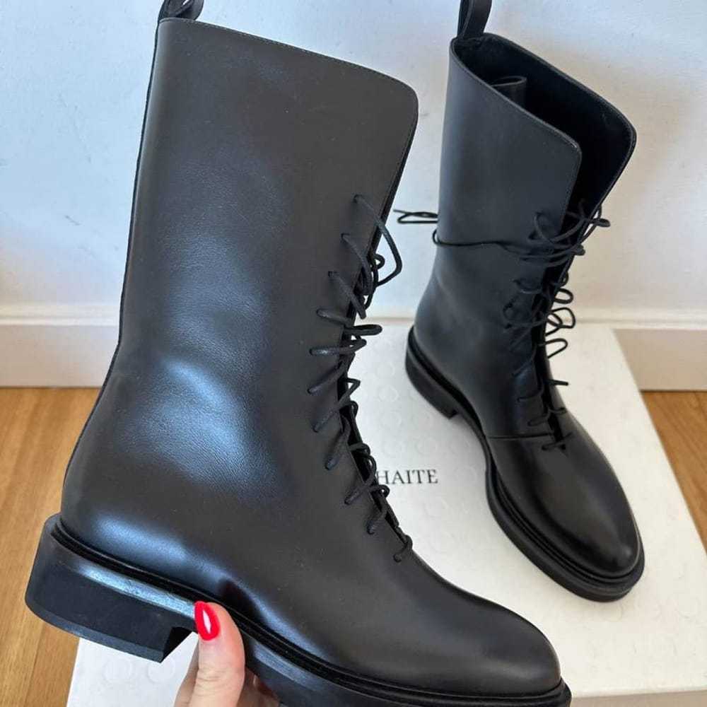 Khaite Leather western boots - image 9