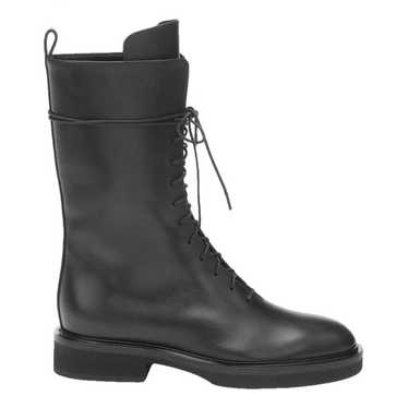 Khaite Leather western boots