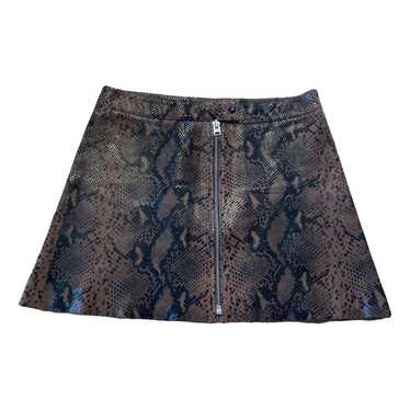 All Saints Leather mini skirt - image 1