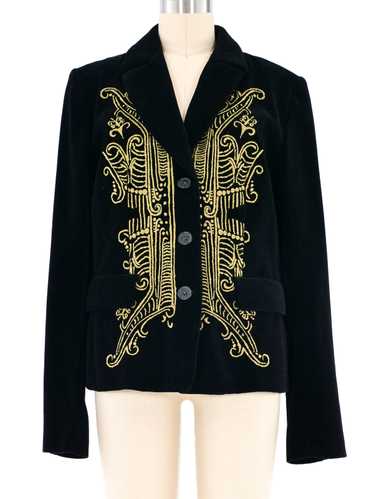 Louis Vuitton Blazers Jackets Dark grey Leather Silk Cashmere Wool  ref.368191 - Joli Closet