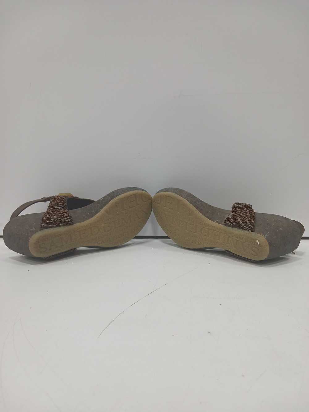 Sam Edelman S-Nalo Beaded Wedge Sandals Women's S… - image 5