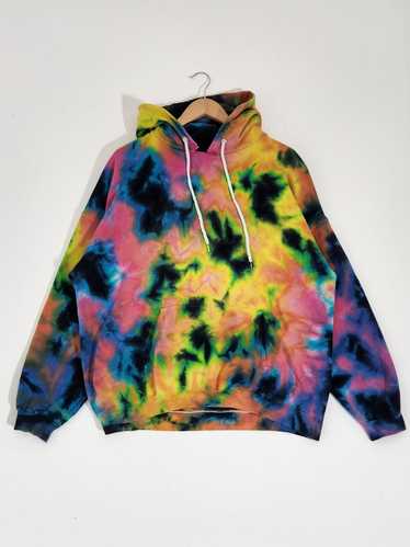 Redone tie dye hoodie top