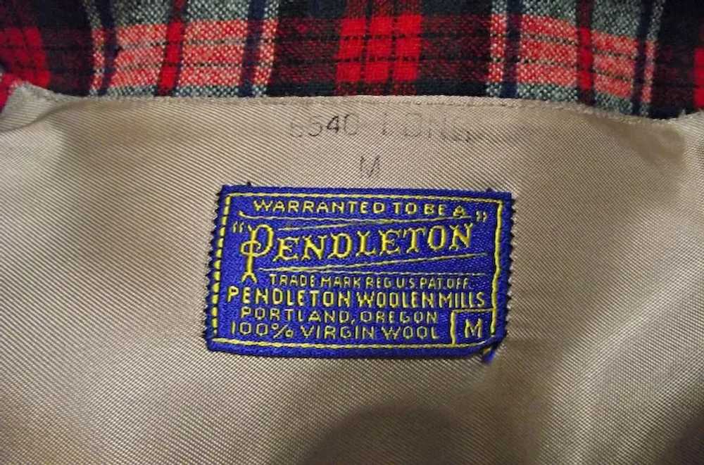 1960s Vtg Pendleton Mens 100% Wool 49er Jacket Pl… - image 8