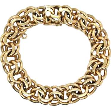 14k Yellow Gold Charm Bracelet - image 1