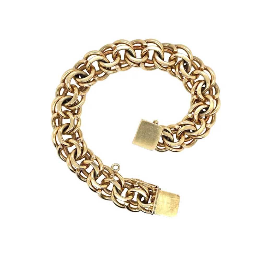 14k Yellow Gold Charm Bracelet - image 2