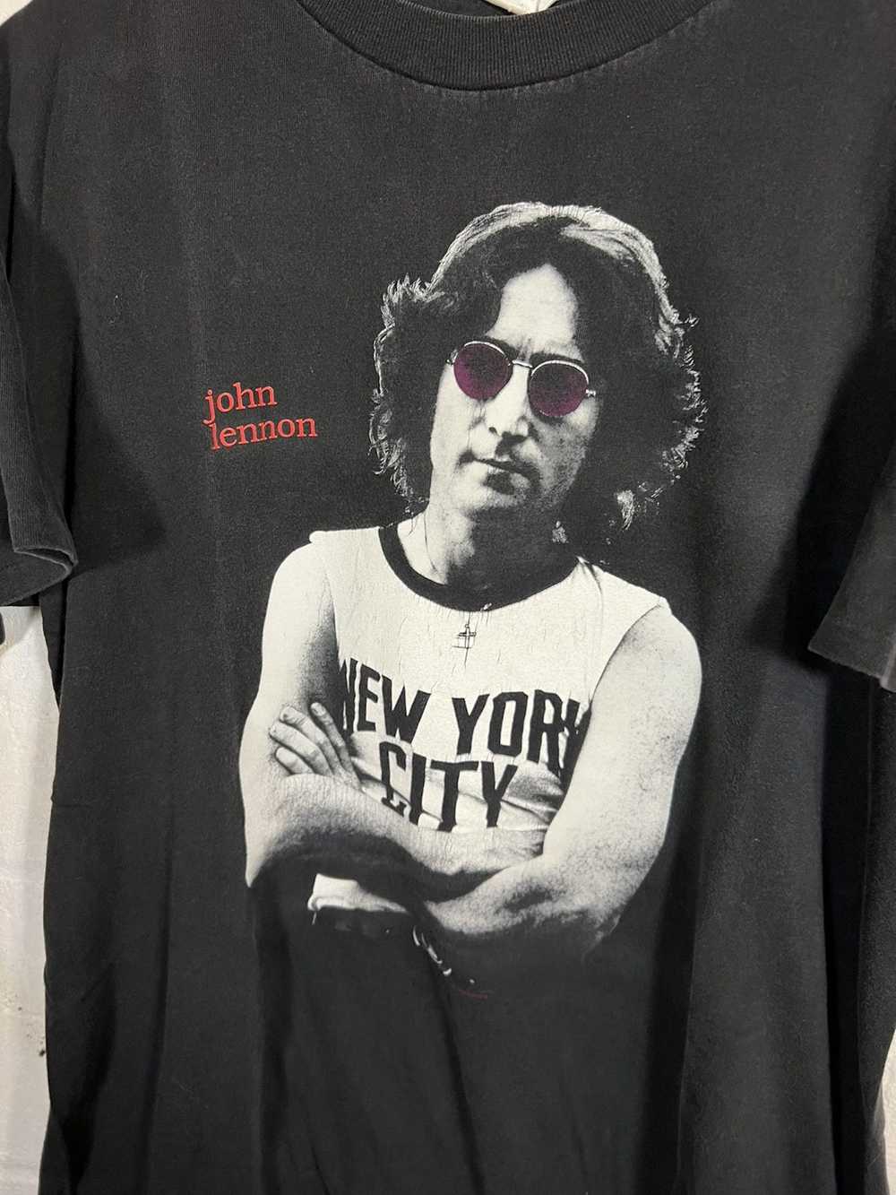 Band Tees × Vintage Vintage John Lennon Shirt - image 3