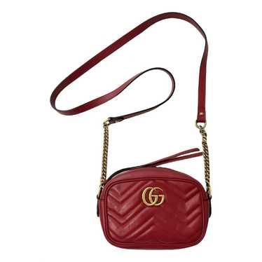 Túi đeo chéo nữ Gucci GG Marmont Size 26 Matelasse Chevron Leather