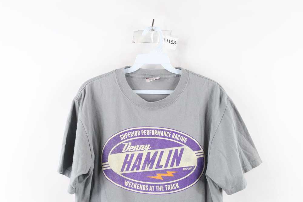 Vintage Vintage NASCAR Distressed Denny Hamlin Ra… - image 2