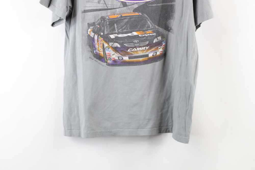 Vintage Vintage NASCAR Distressed Denny Hamlin Ra… - image 9