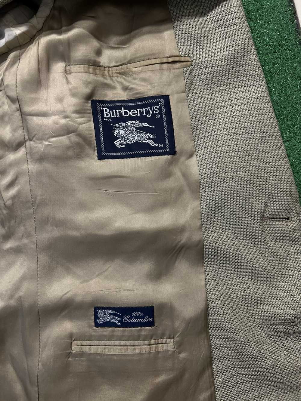 Burberry × Luxury × Vintage Burberrys Blazer Vint… - image 5